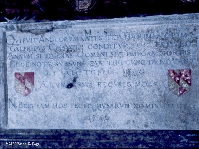 Chaucer's Tomb