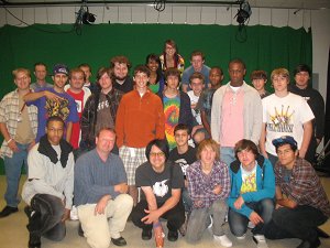 Class photo with Robby Takac